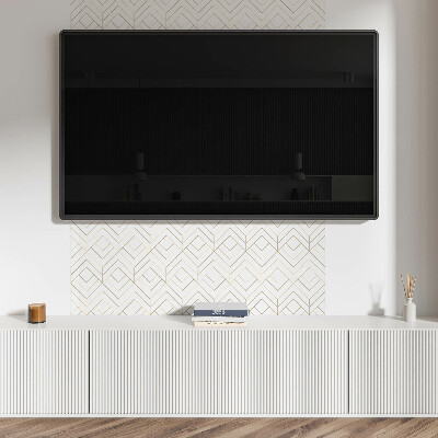 Obdélníkový obkladový panel Wzór rombowy w stylu geometrycznym