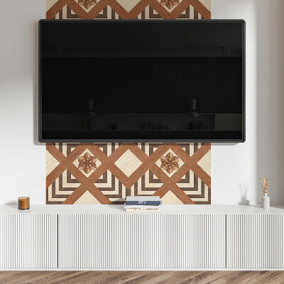 Obdélníkový nástěnný panel Geometryczne inspiracje w nowoczesnym stylu