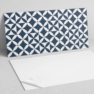 Obdélníkový obkladový panel Kwiatowy motyw w geometrycznych kształtach