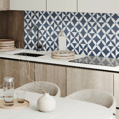 Obdélníkový obkladový panel Kwiatowy motyw w geometrycznych kształtach