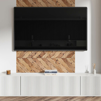 Obdélníkový panel na zeď Skośny układ desek w motywie graficznym