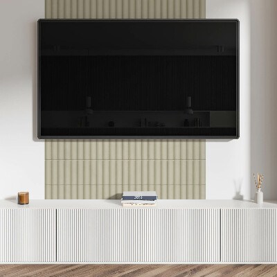 Obdélníkový panel na zeď Pionowe pasy w eleganckim stylu