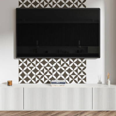 Obdélníkový nástěnný panel Geometryczny motyw w stylu abstrakcyjnym