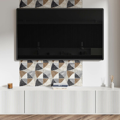 Obdélníkový nástěnný panel Wzór kafli w geometrii