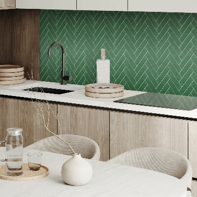 Obdélníkový obkladový panel Jodełkowy motyw na ceramice