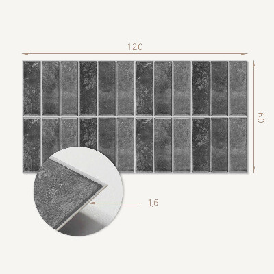Obdélníkový nástěnný panel Nowoczesny wzór geometryczny