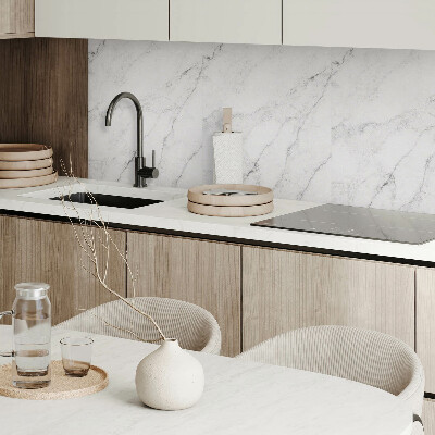 Čtvercový nástěnný panel Elegance bílého mramoru