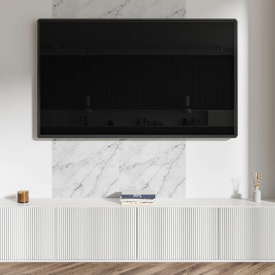 Čtvercový nástěnný panel Elegance bílého mramoru