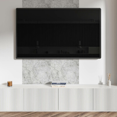 Čtvercový nástěnný panel Stylový mramorový vzor s jemnými žilkami