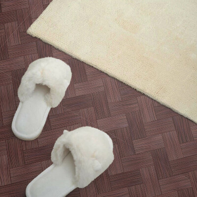 Čtvercový obkladový panel Dřevěné výplety v designu