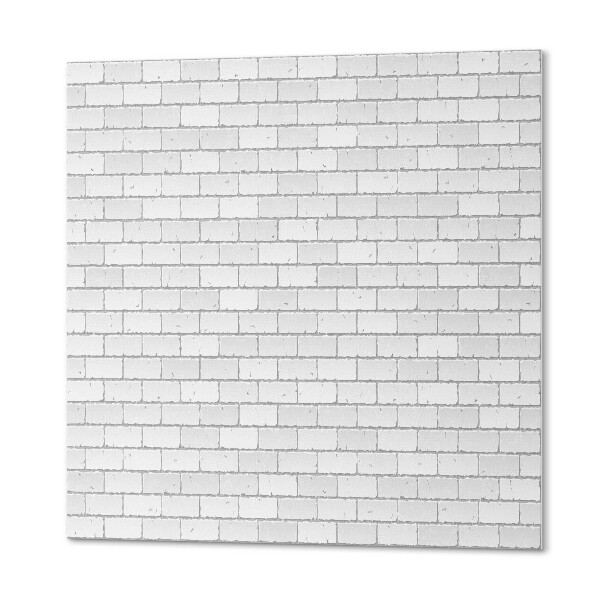 Čtvercový nástěnný panel Cihlové akcenty v designu