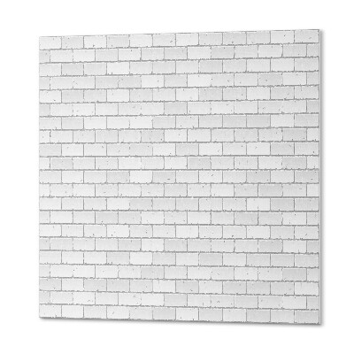 Čtvercový nástěnný panel Cihlové akcenty v designu