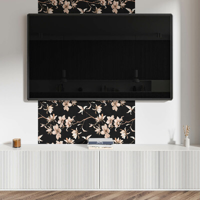 Čtvercový panel na zeď Květiny