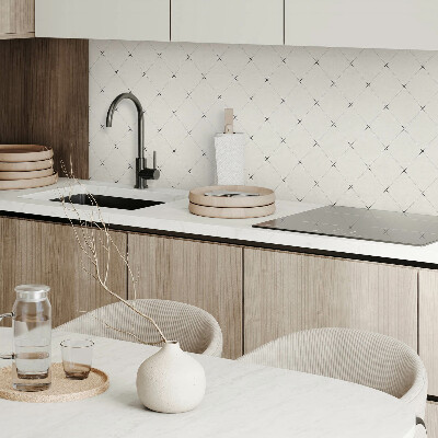 Čtvercový obkladový panel Geometrie kosočtverce v minimalistickém stylu