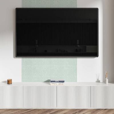 Čtvercový nástěnný panel Geometrie čar s křížky