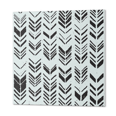 Čtvercový nástěnný panel Šipka vzor v řadě