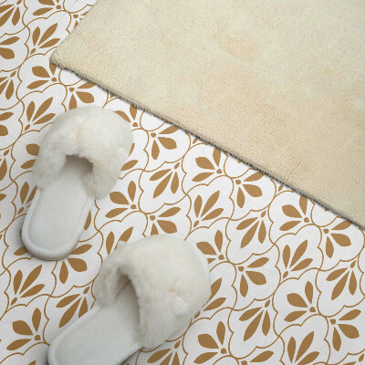 Čtvercový panel na zeď Elegantní rostlinný motiv