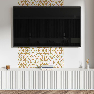Čtvercový panel na zeď Elegantní rostlinný motiv