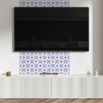 Čtvercový obkladový panel Květinové tvary v geometrii