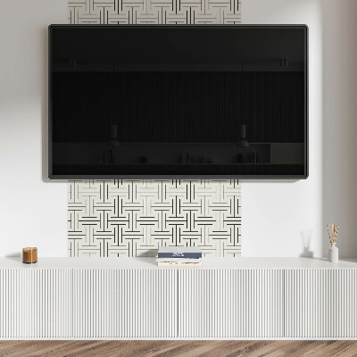 Čtvercový obkladový panel Moderní styl mřížky