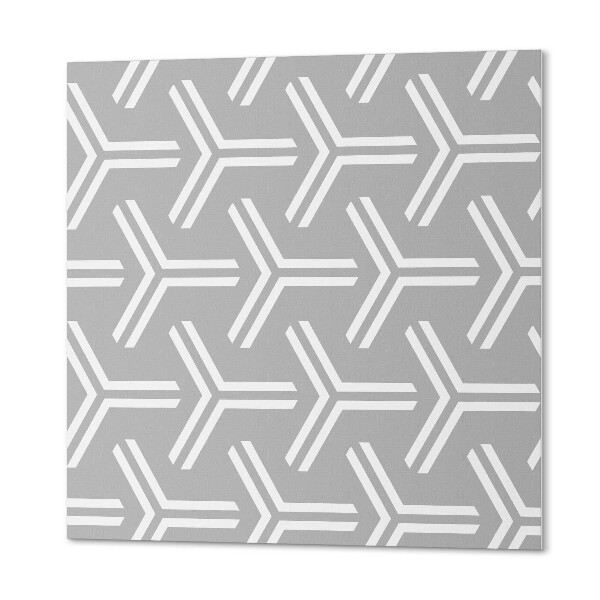 Čtvercový nástěnný panel Motiv šipky v geometrickém provedení