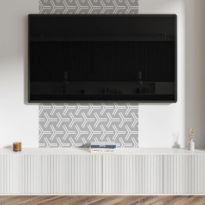 Čtvercový nástěnný panel Motiv šipky v geometrickém provedení