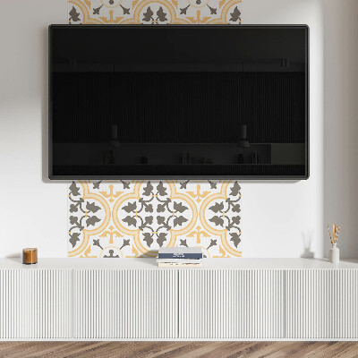 Čtvercový obkladový panel Botanický motiv