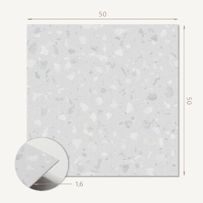 Čtvercový nástěnný panel Terrazzo v uměleckém vydání
