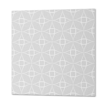 Čtvercový panel na zeď Síťový motiv v geometrické podobě