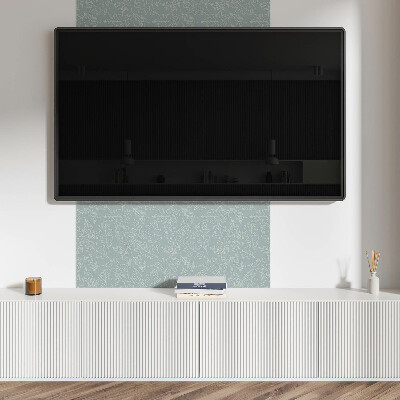 Čtvercový panel na zeď Motiv listů na světlém pozadí