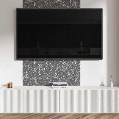 Čtvercový obkladový panel Listový design v rafinované podobě