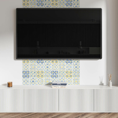 Čtvercový obkladový panel Mozaikové dekorace s ornamenty