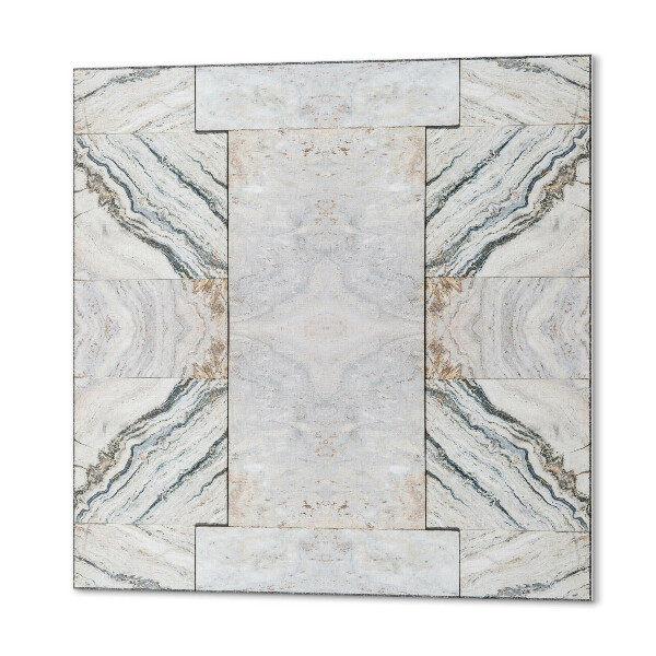 Čtvercový nástěnný panel Design inspirovaný kamenem