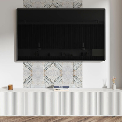 Čtvercový nástěnný panel Design inspirovaný kamenem