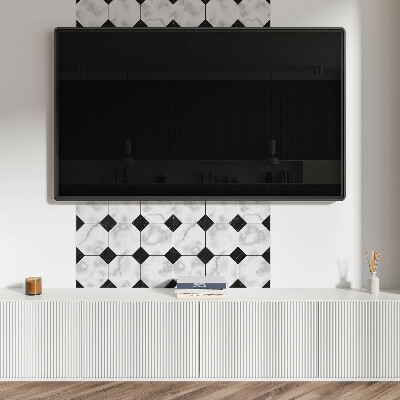 Čtvercový nástěnný panel Atraktivní geometrické vzory