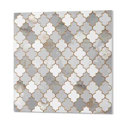 Čtvercový nástěnný panel Geometrie ve stylu mozaiky