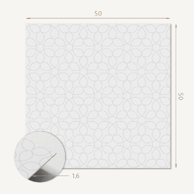 Čtvercový obkladový panel Elegantní kola v minimalistickém stylu