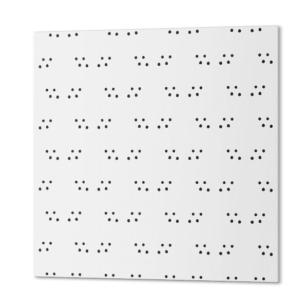 Čtvercový nástěnný panel Tečky v harmonickém uspořádání