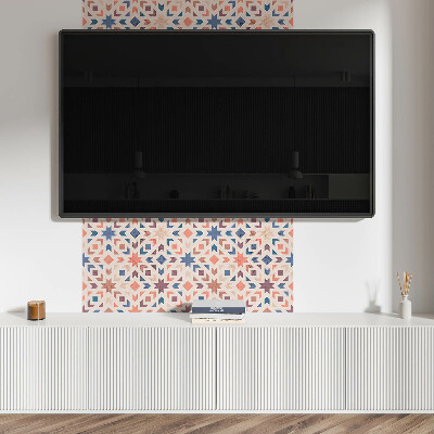 Čtvercový panel na zeď Symfonie tvarů v geometrii