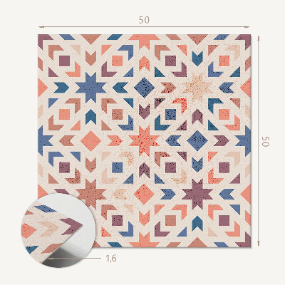 Čtvercový panel na zeď Symfonie tvarů v geometrii