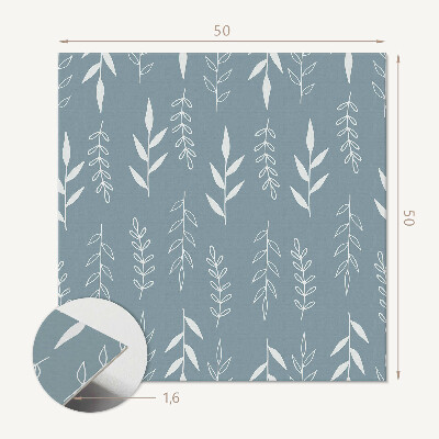 Čtvercový obkladový panel Botanický design