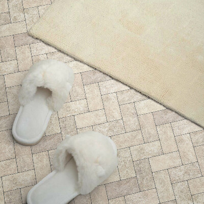 Čtvercový nástěnný panel Stylový vzor rybí kosti