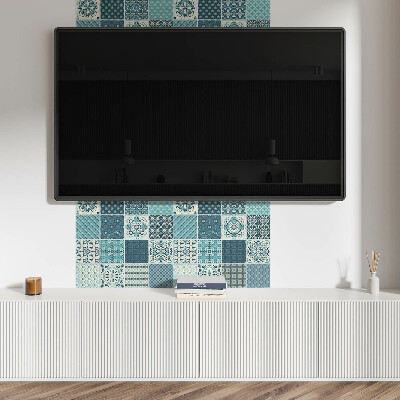 Čtvercový panel na zeď Geometrické tvary mozaiky