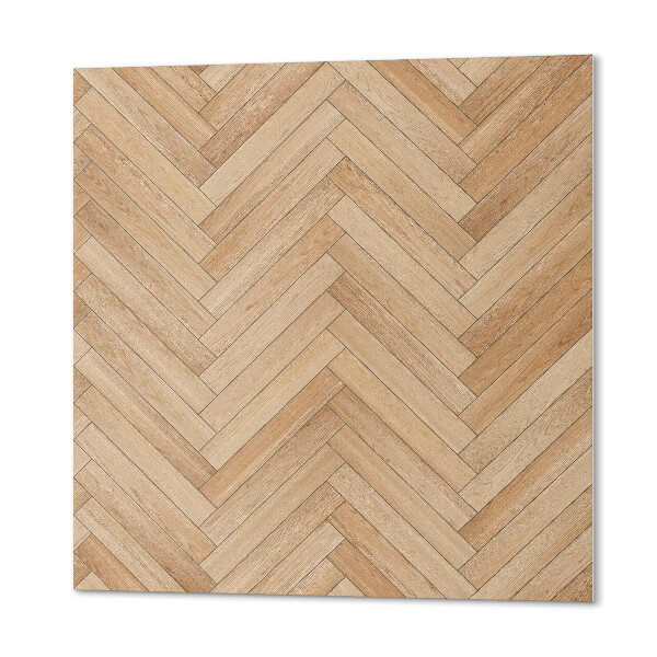 Čtvercový panel na zeď Stylový design rybí kosti