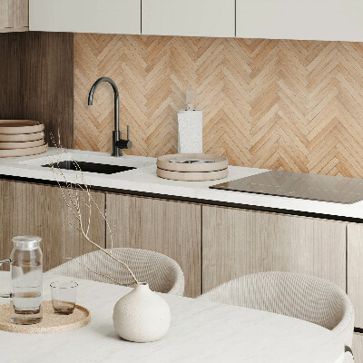Čtvercový panel na zeď Stylový design rybí kosti
