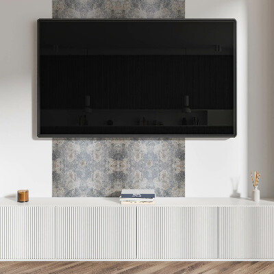 Čtvercový panel na zeď květinový design