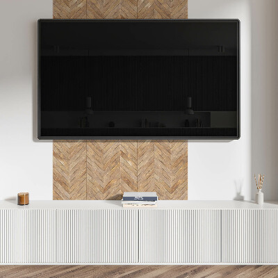 Čtvercový obkladový panel Stylová rybí kost
