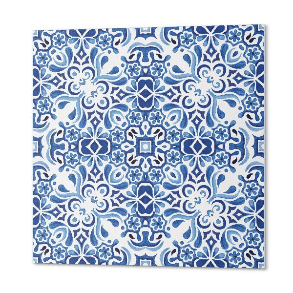 Čtvercový nástěnný panel Elegantní rostlinný motiv