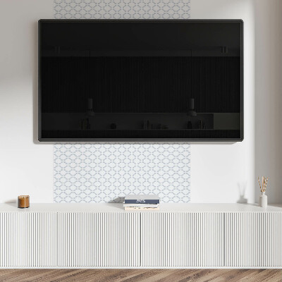 Čtvercový obkladový panel Abstraktní oválné tvary v geometrii