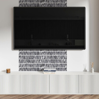 Čtvercový nástěnný panel Stylový obrys čáry